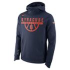 Men's Nike Syracuse Orange Elite Pullover Hoodie, Size: Xxl, Blue (navy)