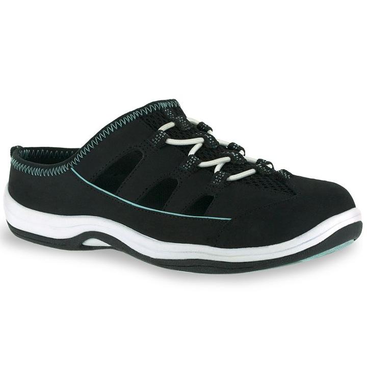 Easy Street Sport Barbara Women's Comfort Slip-on Sandals, Size: Medium (6.5), Black