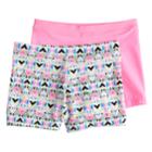 Girls 4-16 Maidenform 2-pk. Playground Pals Minishorts, Size: Medium, Multicolor