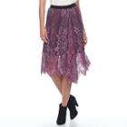 Women's Apt. 9&reg; Lace Skirt, Size: Medium, Med Purple