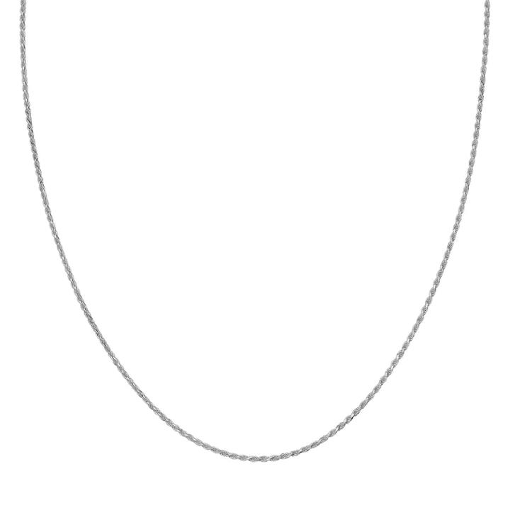 Primrose Sterling Silver Rope Chain Necklace - 24 In, Women's, Grey