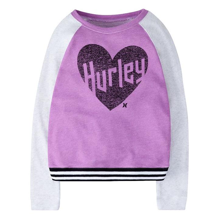 Girls 7-16 Hurley Rachel French Terry Pullover, Girl's, Size: Large, Ovrfl Oth