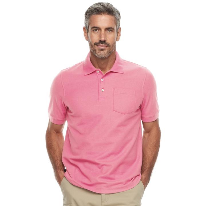 Men's Croft & Barrow&reg; Polo, Size: Xxl, Med Pink
