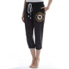 Women's Concepts Sport West Virginia Mountaineers Backboard Capri Pants, Size: Xl, Grey (charcoal)