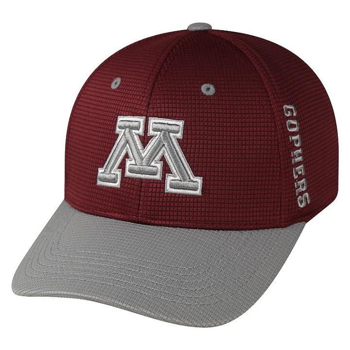 Adult Top Of The World Minnesota Golden Gophers Booster Plus One-fit Cap, Men's, Dark Red