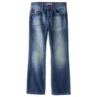 Boys 8-20 Flypaper Pleather-stitched Slim Boot Jeans, Boy's, Size: 18, Med Blue