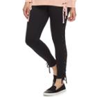 Madden Nyc Juniors' Lace Up Leggings, Teens, Size: Large, Oxford