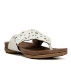 Naturalsoul By Naturalizer Allerton Women's Thong Sandals, Size: 6 Wide, White