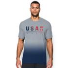Men's Under Armour Usa Tee, Size: Small, Med Grey