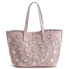 Mellow World Paloma Perforated Floral Tote, Women's, Dark Green