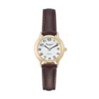 Precision By Gruen Women's Easy Read Leather Watch, Size: Small, Brown