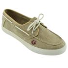 Men's Texas A & M Aggies Captain Boat Shoes, Size: 12, Beig/green (beig/khaki)
