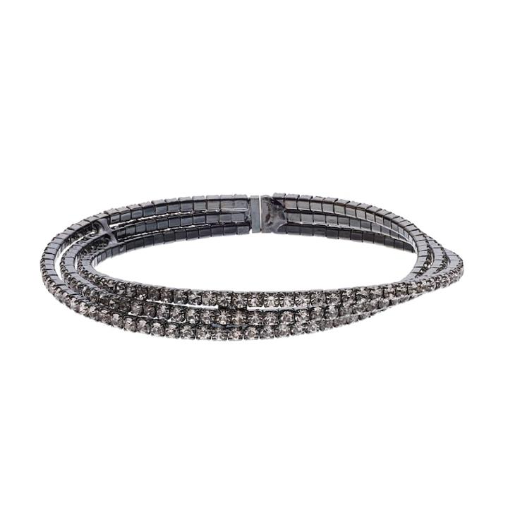 Crystal Avenue Crisscross Cuff Bracelet, Women's, Size: 7.25, Oxford