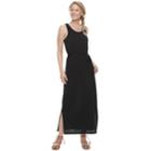 Petite Sonoma Goods For Life&trade; Scoopneck Maxi Dress, Women's, Size: M Petite, Black