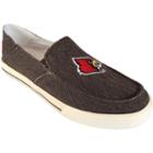 Men's Louisville Cardinals Drifter Slip-on Shoes, Size: 10, Brown