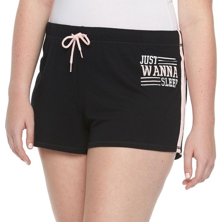 Juniors' Plus Size So&reg; French Terry Shorts, Size: 2xl, Oxford