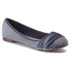 So&reg; Can't Even Women's Velvet Ballet Flats, Size: Medium (9.5), Grey