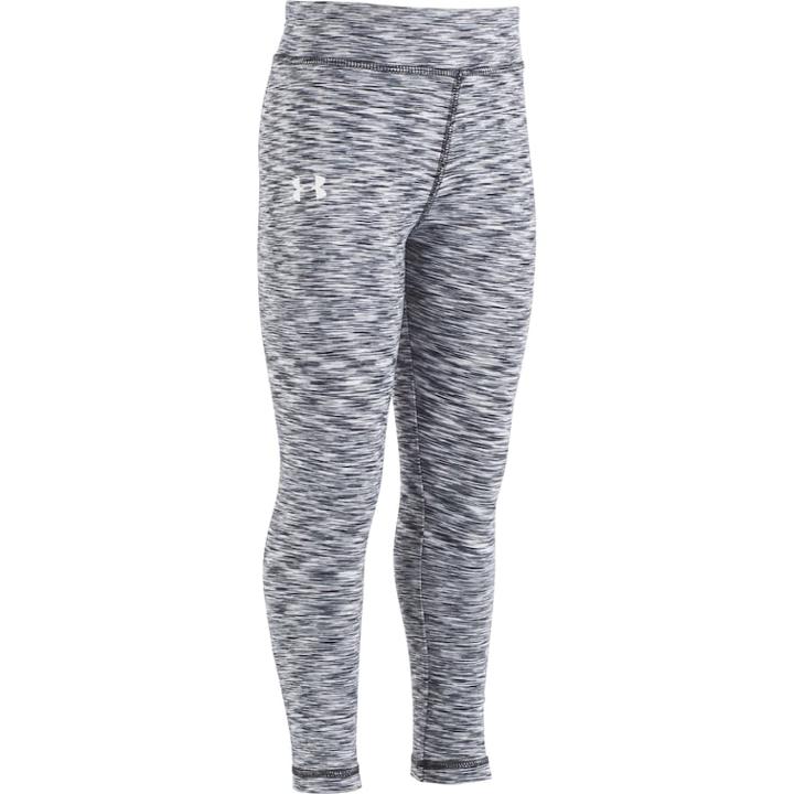 Girls 4-6x Under Armour Space-dye Performance Leggings, Size: 6x, Black
