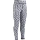 Girls 4-6x Under Armour Space-dye Performance Leggings, Size: 6x, Black