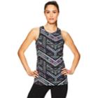 Women's Gaiam Shilo Strappy Back Built-in Bra Tank, Size: Small, Oxford
