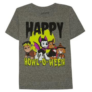 Boys 4-7x Jumping Beans&reg; Paw Patrol Rubble, Chase & Marshall Halloween Graphic Tee, Size: 5, Grey