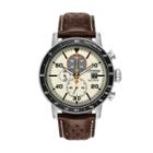 Citizen Eco-drive Men's Brycen Leather Chronograph Watch - Ca0649-06x, Size: Large, Brown