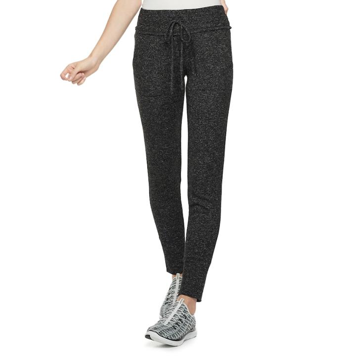 Juniors' So&reg; Drawstring Sweatpants, Teens, Size: Xs, Black