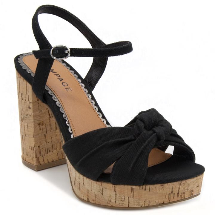 Rampage Marcia Women's Sandals, Size: Medium (10), Black
