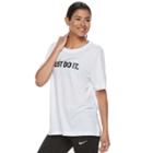 Women's Nike Sportswear Just Do It Graphic Tee, Size: Xl, White