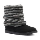 So&reg; Liana Girls' Sweater Boots, Size: 1, Black