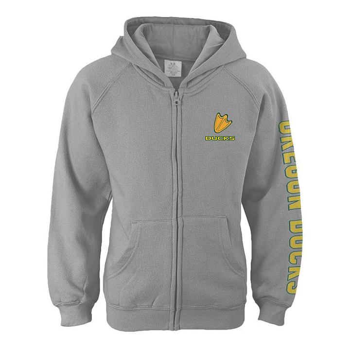 Girls 7-16 Oregon Ducks Campus Pride Full-zip Hoodie, Girl's, Size: S(7-8), Green Oth