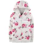 Girls 4-12 Oshkosh B'gosh&reg; Floral Hooded Sweatshirt, Size: 6-6x, Light Grey