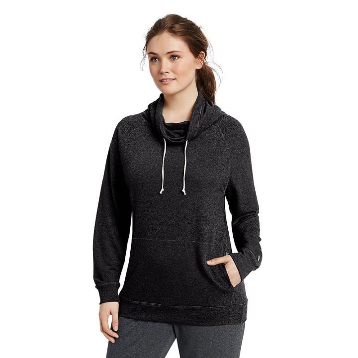 Plus Size Champion French Terry Sweatshirt, Women's, Size: 2xl, Black