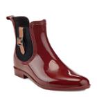 Henry Ferrera Clarity 5 Women's Water-resistant Chelsea Rain Boots, Size: 6, Red