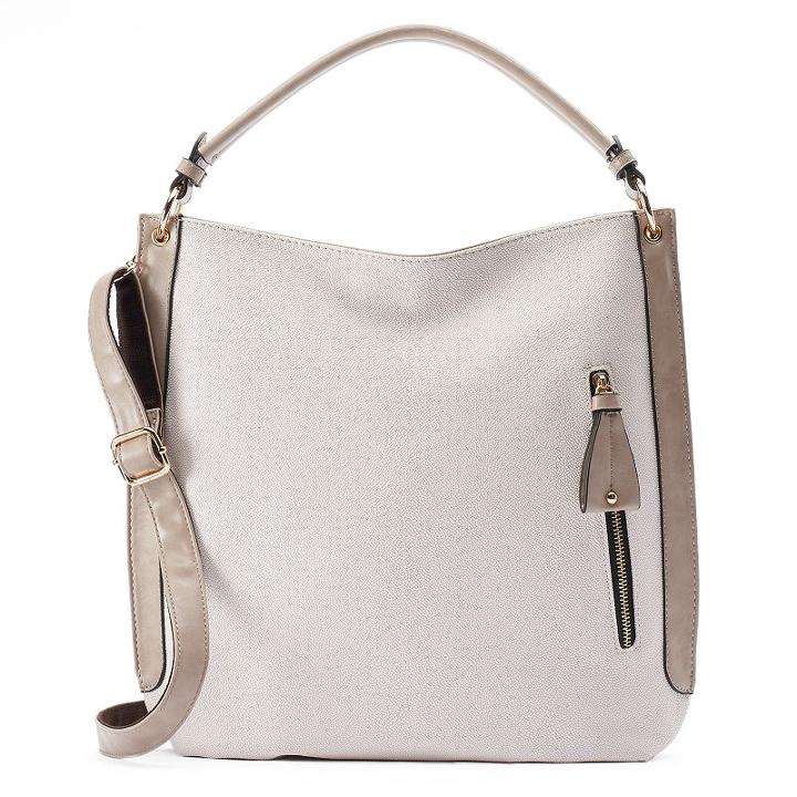 Mellow World Kai Stingray Snakeskin Hobo, Women's, White Oth