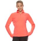 Women's Tek Gear&reg; 1/4 Zip Microstretch Top, Size: Xl, Brt Pink