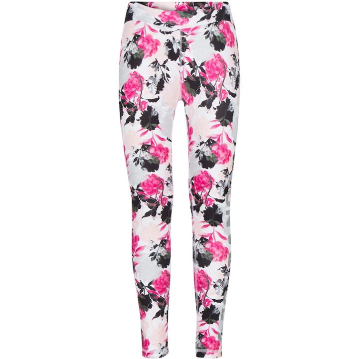 Girls 7-16 Converse Floral Athletic Leggings, Size: Large, White