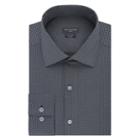 Men's Van Heusen Slim-fit Flex Spread-collar Dress Shirt, Size: 15.5-32/33, Dark Grey
