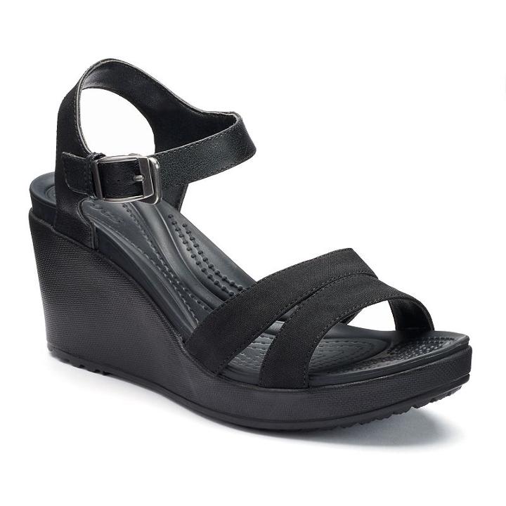 Crocs Leigh Ii Women's Wedge Sandals, Size: 11, Grey Other