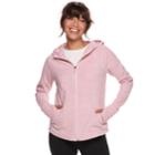 Petite Tek Gear&reg; Microfleece Hooded Jacket, Women's, Size: S Petite, Light Pink