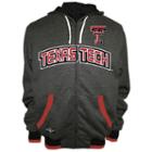 Men's Franchise Club Texas Tech Red Raiders Power Play Reversible Hooded Jacket, Size: 3xl, Grey
