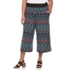 Plus Size French Laundry Crochet Wide Leg Culottes, Women's, Size: 2xl, Oxford
