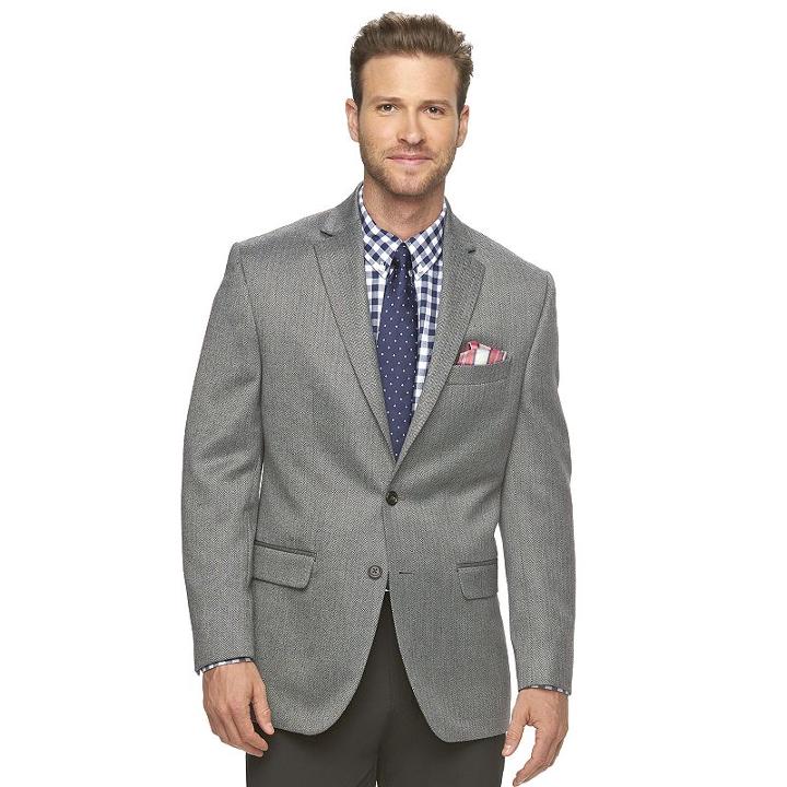Men's Chaps Classic-fit Patterned Sport Coat, Size: 46 Long, Ovrfl Oth