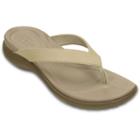 Crocs Capri V Women's Flip-flops, Size: 6, Lt Beige