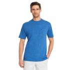 Men's Izod Soft Touch Classic-fit Crewneck Tee, Size: Medium, Med Blue