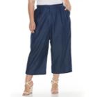 Plus Size Dana Buchman Wide-leg Capri Jeans, Women's, Size: 20 W, Purple