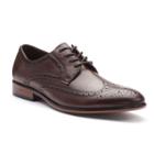 Apt. 9&reg; Brewster Men's Wingtip Dress Shoes, Size: 12 Wide, Brown Oth