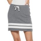 Juniors' So&reg; Lounge Skirt, Teens, Size: Medium, Grey (charcoal)
