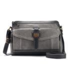 Concept Morgan Two-tone Accordion Organizer Crossbody Bag, Women's, Grey (charcoal)
