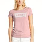 Women's Levi's Batwing Logo Tee, Size: Large, Light Pink